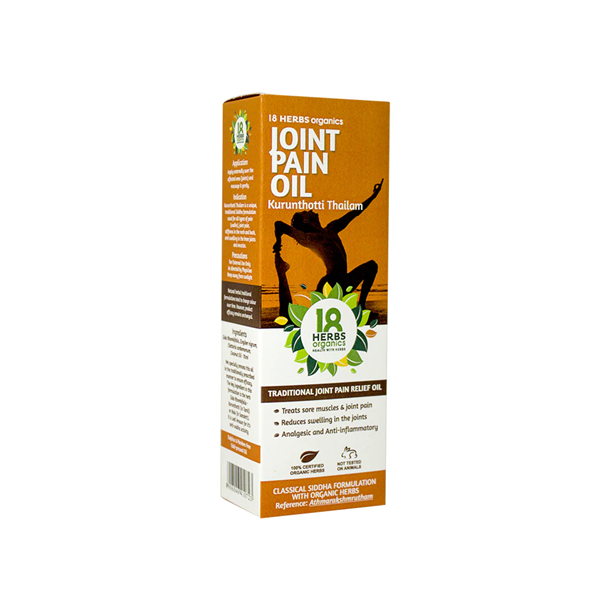 18 Herbs Organics Kurunthotti Thailam (Joint Pain Oil)