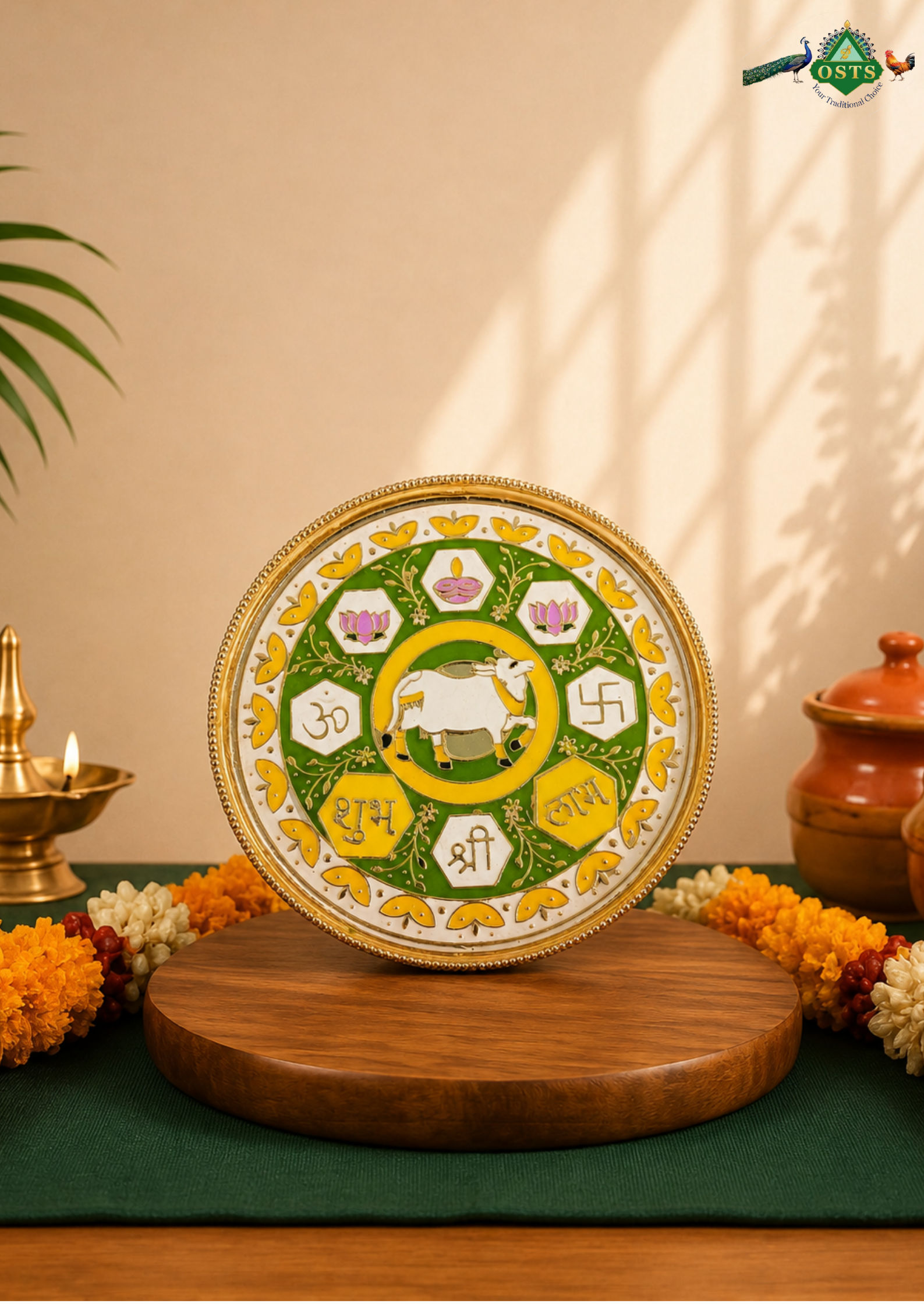 Plastic Return Gift Plate with Kumkum & Manjal Box Plastic Return Gift Plate with Kumkum & Manjal Box
