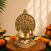 Brass Kamakshi Ashtalakshmi Vilakku