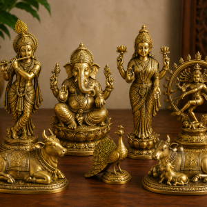 Brass statue